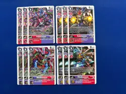 Digimon Card Game - Imperialdramon Wormmon Veemon Virus Purple Red Deck - Image 3