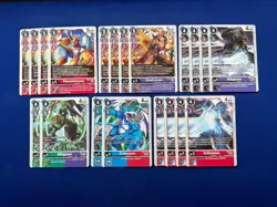 Digimon Card Game - Imperialdramon Wormmon Veemon Virus Purple Red Deck - Image 4