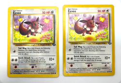 Pokemon Cards 1999 Jungle Set Eevee 51/64 2x x2 MP - Image 1