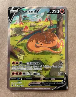 Charizard V SWSH260 Pokemon TCG Sword & Shield Black Star Promo Card LP - Image 1