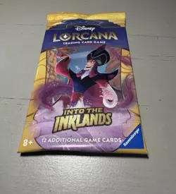 Disney Lorcana INTO THE INKLANDS Booster 1x Pack TCG-12 cards-New/Sealed - Image 1