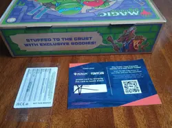 NYCC 2025 Magic The Gathering Unbreakable Formation TMNT Promo Card + Pizza Box - Image 2