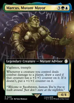Marcus, Mutant Mayor Foil - Fallout MTG-NM - Image 1
