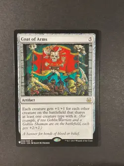 Coat of Arms - The List: Minds vs Might - Magic the Gathering - MTG - Image 1