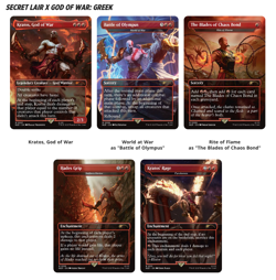🔥 MTG Secret Lair Playstation PRESALE God of War: Greek SEE FEEDBACK🔥 - Image 1