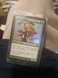 Mtg Elvish Champion 8th Edition Foil Still In Package - Image 1