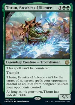 Thrun, Breaker of Silence Light Play, English Magic the Gathering MTG Phyrexia: - Image 1