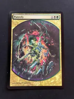 MTG - Full Art Textless - Putrefy - Magic Player Rewards Promo - - Image 1