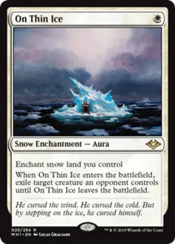 MTG - On Thin Ice - Modern Horizons - NM, English Magic FLAT RATE SHIP - Image 1