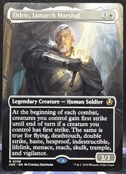 Odric, Lunarch Marshal #298 Innistrad Remastered Borderless Regular Rare - Image 1