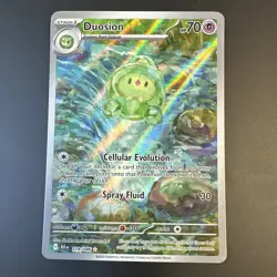 Pokemon TCG Duosion 119/086 Illustration Rare Holo - S&V Black Bolt Set - NM - Image 1