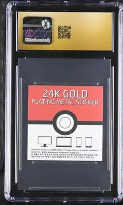 2023 24k Gold Plated Jigglypuff Korean Popping Candy Sticker CGC Pristine 10 - Image 2