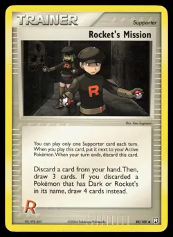 Rocket's Mission 88/109 Uncommon Pokemon Team Rocket Returns MP - Image 1