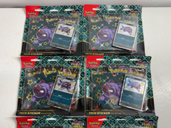 LOT OF 6 Pokemon Paldean Fates Tech Sticker Collection 3 Pack blister NEW SEALED - Image 3
