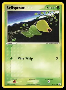 Bellsprout 53/112 Common Pokemon FireRed & LeafGreen MP - Image 1