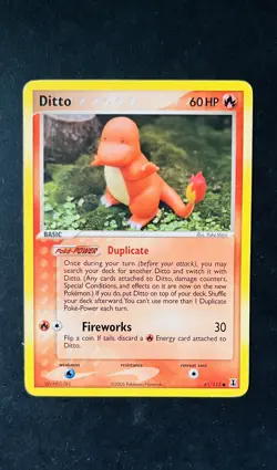 Pokemon TCG - Ditto Charmander 61/113 - EX Delta Species 2005 - Image 1