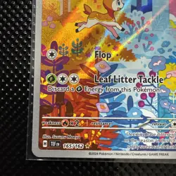 Pokemon TCG Deerling 165 Sawsbuck 166 Temporal Forces Illustration Rare S&V - Image 3