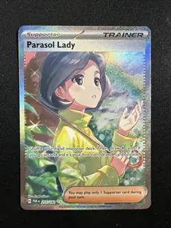 Parasol Lady 255/182 Sv04: Paradox Rift Holo Pokemon English - Image 1