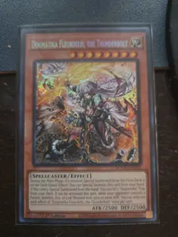 Yugioh Dogmatika Fleurdelis, the Thunderbolt DOOD-EN026 1st Ed Secret Rare NM - Image 1
