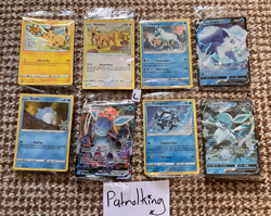 Pokemon 2023 Holiday Advent Calendar Stamped Cards x 8 - Full Set - Sealed - TCG - Image 1