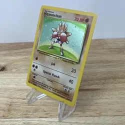 Hitmonchan 7/102 Holo 1999 WOTC Pokemon TCG Card Base Set - Image 3
