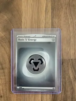 Pokemon Double Print ERROR Card - Paradox Rift Metal Energy Print Error - Image 3