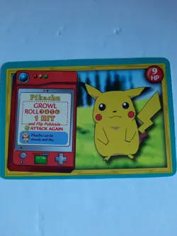 1999 Pokemon Trading Cards: Nintendo Creatures Adventure Game Pikachu - RARE 1E3 - Image 2