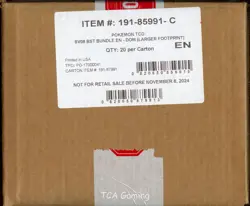 SV08 SURGING SPARKS Sealed Case 20 Ct Booster Bundle (120 Packs Pokemon Cards) - Image 1