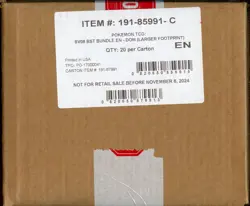 SV08 SURGING SPARKS Sealed Case 20 Ct Booster Bundle (120 Packs Pokemon Cards) - Image 2