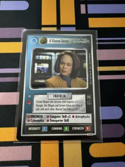 STAR TREK CCG VOYAGER RARE CARD B'ELANNA TORRES Dual( federation) - Image 1