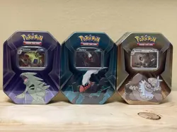 Pokemon TCG Sealed (Complete Collector Tin Set) 9 BOOSTER PACKS / 9 PROMO CARDS - Image 2
