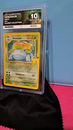 Pokemon TCG Venusaur Celebrations Card 15/102 ACE 10 Gem Mint: perfect 10 grades - Image 2