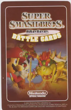 Falco Lombardi - 2001 Super Smash Bros. Melee Battle Card Magazine Exclusive - Image 2