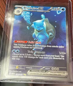 Pokemon Card Blastoise EX 200/165 Scarlet & Violet 151 Illustration Rare Holo - Image 2