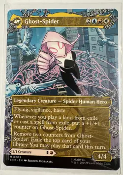 Gwen Stacy (0209) (Borderless) Marvel's Spider-Man Regular MTG - Image 2