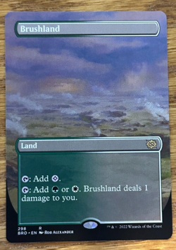 MTG The Brothers' War, Brushland - Borderless - Image 1