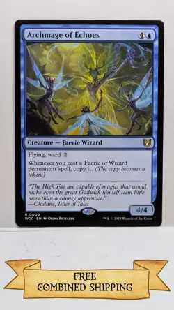 Archmage of Echoes Commander: Wilds of Eldraine Regular - Image 1