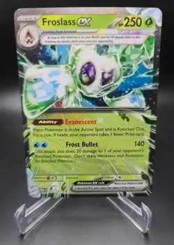 Pokemon TCG Scarlet & Violet Paradox Rift Froslass ex 003/182 Double Rare NM - Image 1