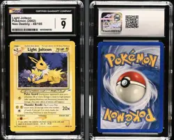 CGC Mint 9 Light Jolteon Pokemon (2002) Neo destiny - 48/105 - Image 1