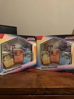 Pokemon TCG Prismatic Evolutions Poster Collection Factory Sealed (Lot Of 2) - Image 1