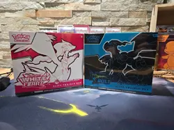 Pokemon Center Black Bolt And White Flare ETBs Set Of 2-Sealed - Image 1