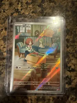 Ralts 211/198 Scarlet & Violet Base Set Illustration Rare Pokemon Single !!! - Image 1