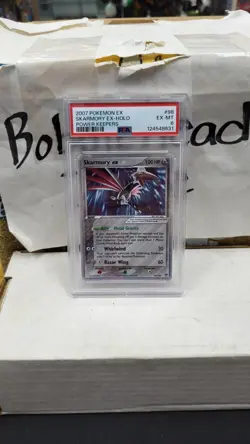 2007 SKARMORY EX HOLO EX POWER KEEPERS POKEMON TCG PSA 6 EXCELLENT-MINT #98 - Image 1