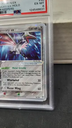 2007 SKARMORY EX HOLO EX POWER KEEPERS POKEMON TCG PSA 6 EXCELLENT-MINT #98 - Image 3