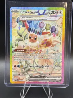 Pokemon TCG Eevee EX 167/131 Prismatic Evolutions SiR Special Illustration Rare - Image 1