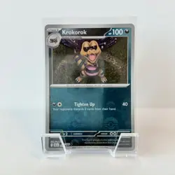 Krokorok (Poke Ball Pattern) 058/086 Common Holo NM Pokemon SV: Black Bolt - Image 1