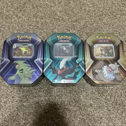 Pokemon TCG: Triple Whammy Tin Set (Set of 3) - Factory Sealed - Image 1