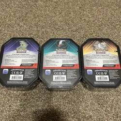 Pokemon TCG: Triple Whammy Tin Set (Set of 3) - Factory Sealed - Image 2