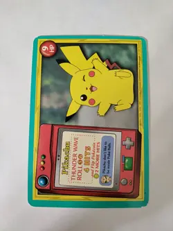 1999 Pokemon TCG Nintendo Creatures Adventure Game Pikachu - RARE 1E3 MP - Image 2