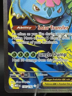Mega Venusaur EX 155/132 Ultra Rare Pokemon Mega Evolution NM - Image 5